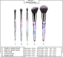 Load image into Gallery viewer, 5pc Makeup Brush Set